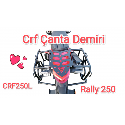 Honda Crf 250l ve Rally Yan Çanta Boru Tipi Honda Crf 250l ve Rally Yan Çanta Boru Tipi